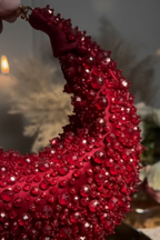 Midnight Red Hobo Bag