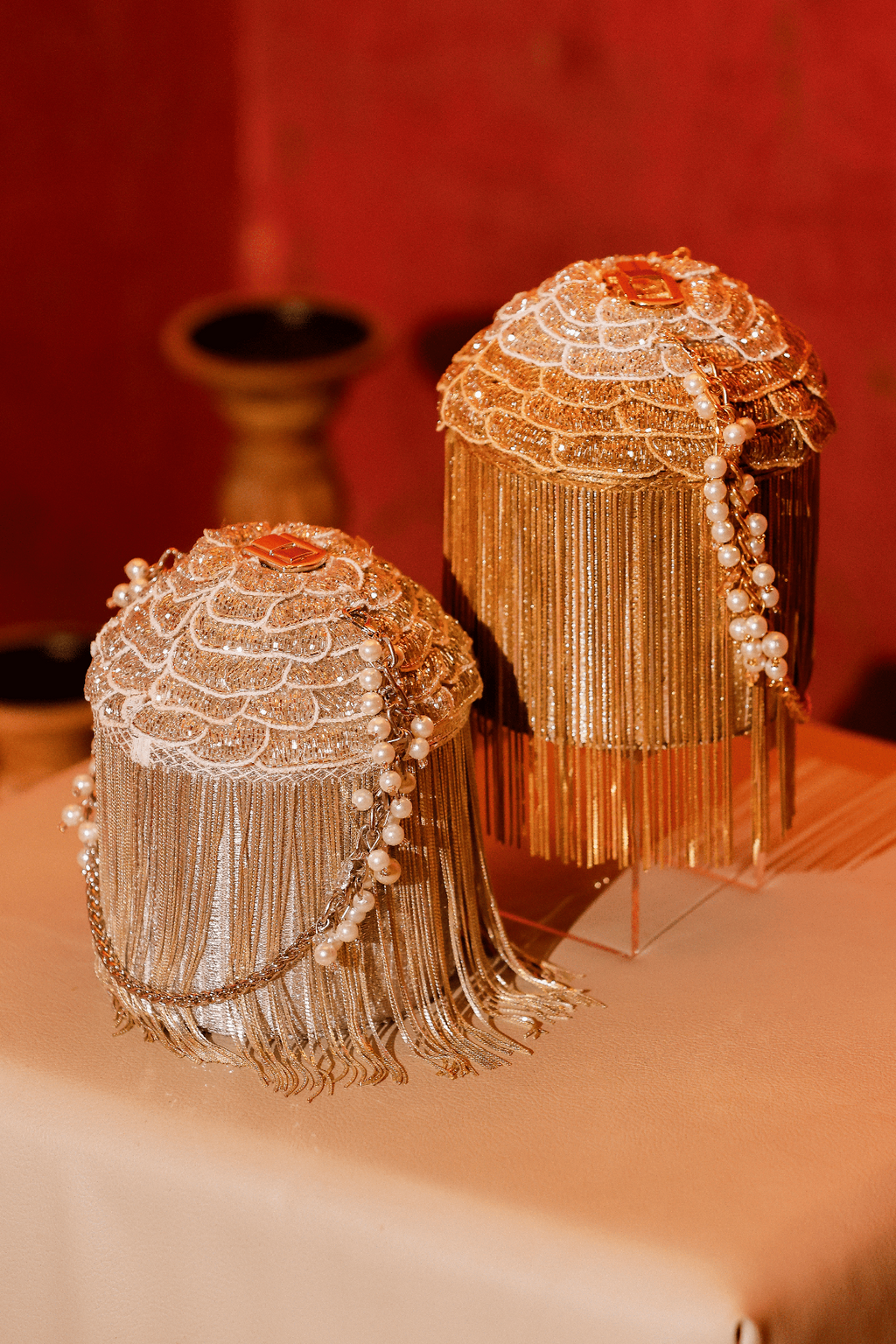 Khwaab Golden Bucket Bag