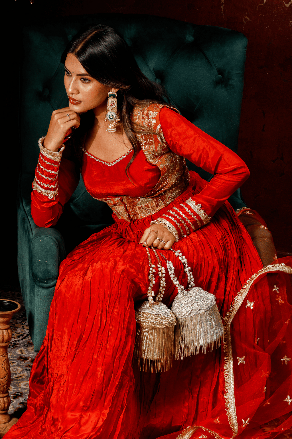 Khwaab Golden Bucket Bag