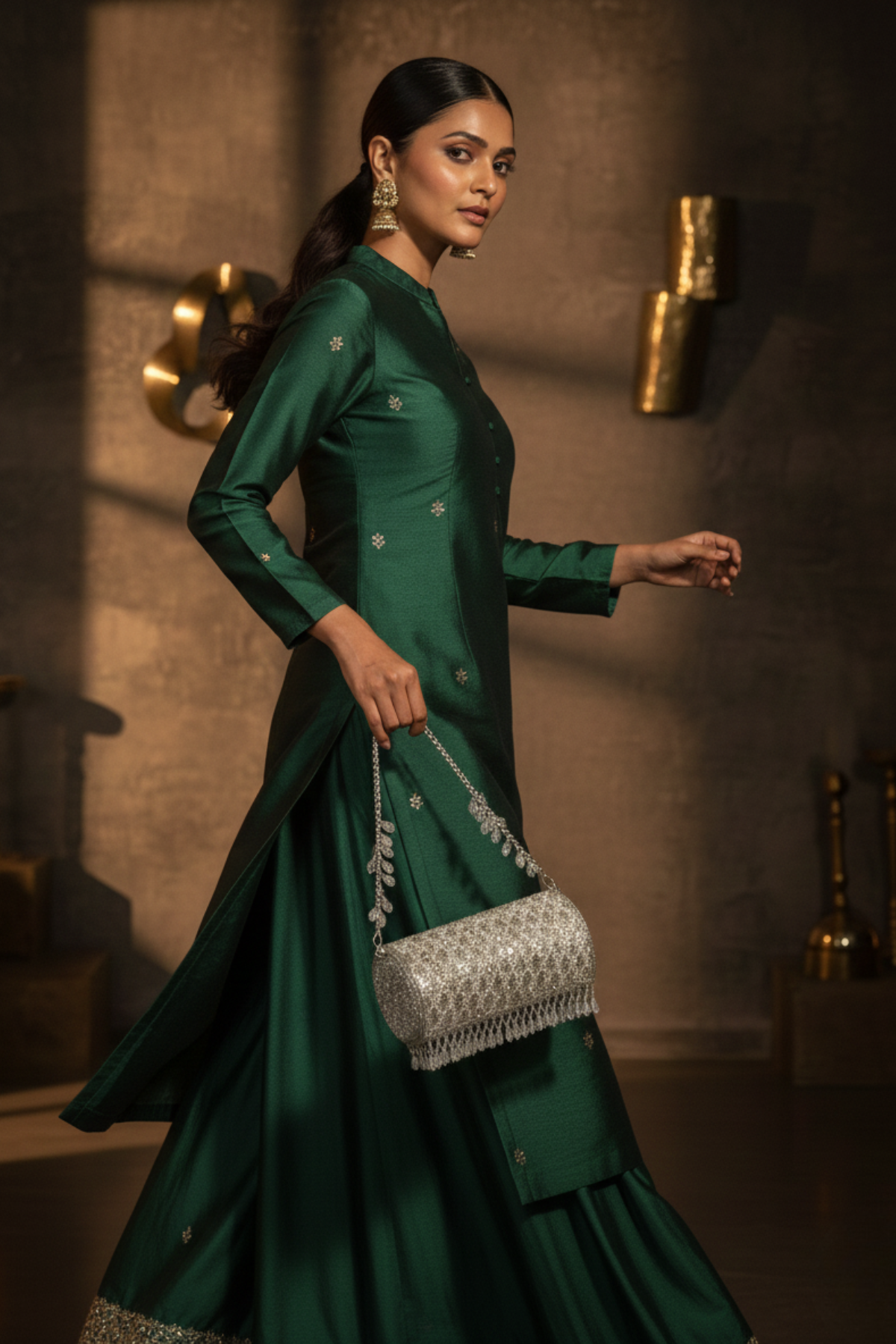 Ruhani Silver Bag