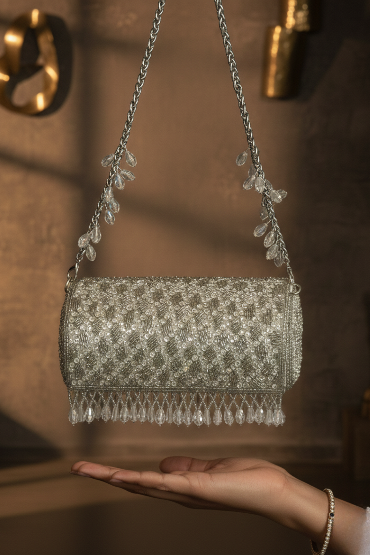Ruhani Silver Bag