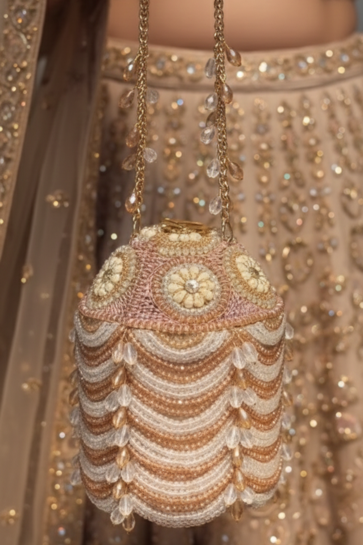 Noor Golden Bucket Bag