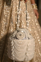 Noor Ivory Bucket Bag