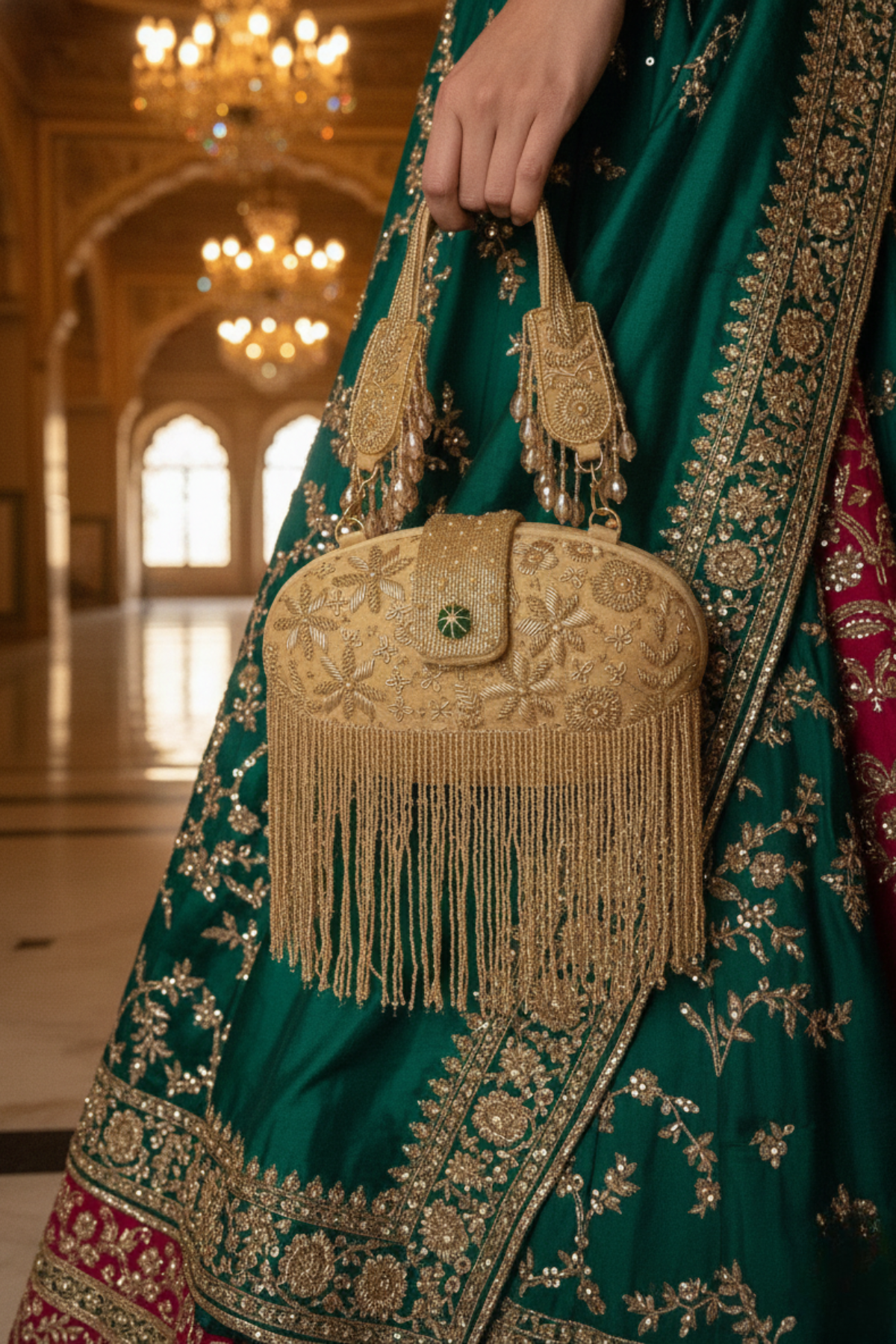 Saanjh Golden Bag