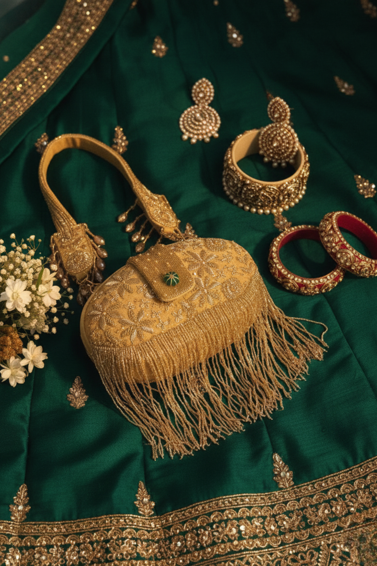 Saanjh Golden Bag