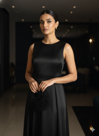 Midnight Black Hobo Bag