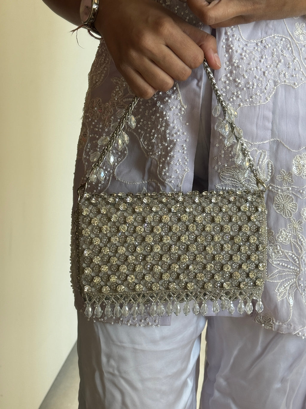 Ziya Silver  Bag