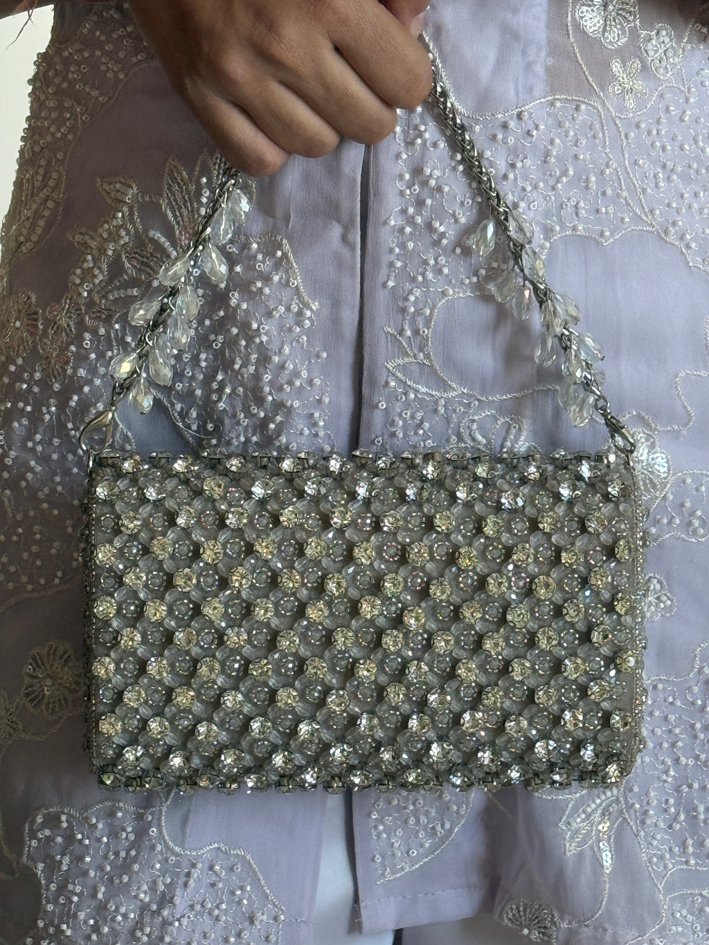 Ziya Silver  Bag