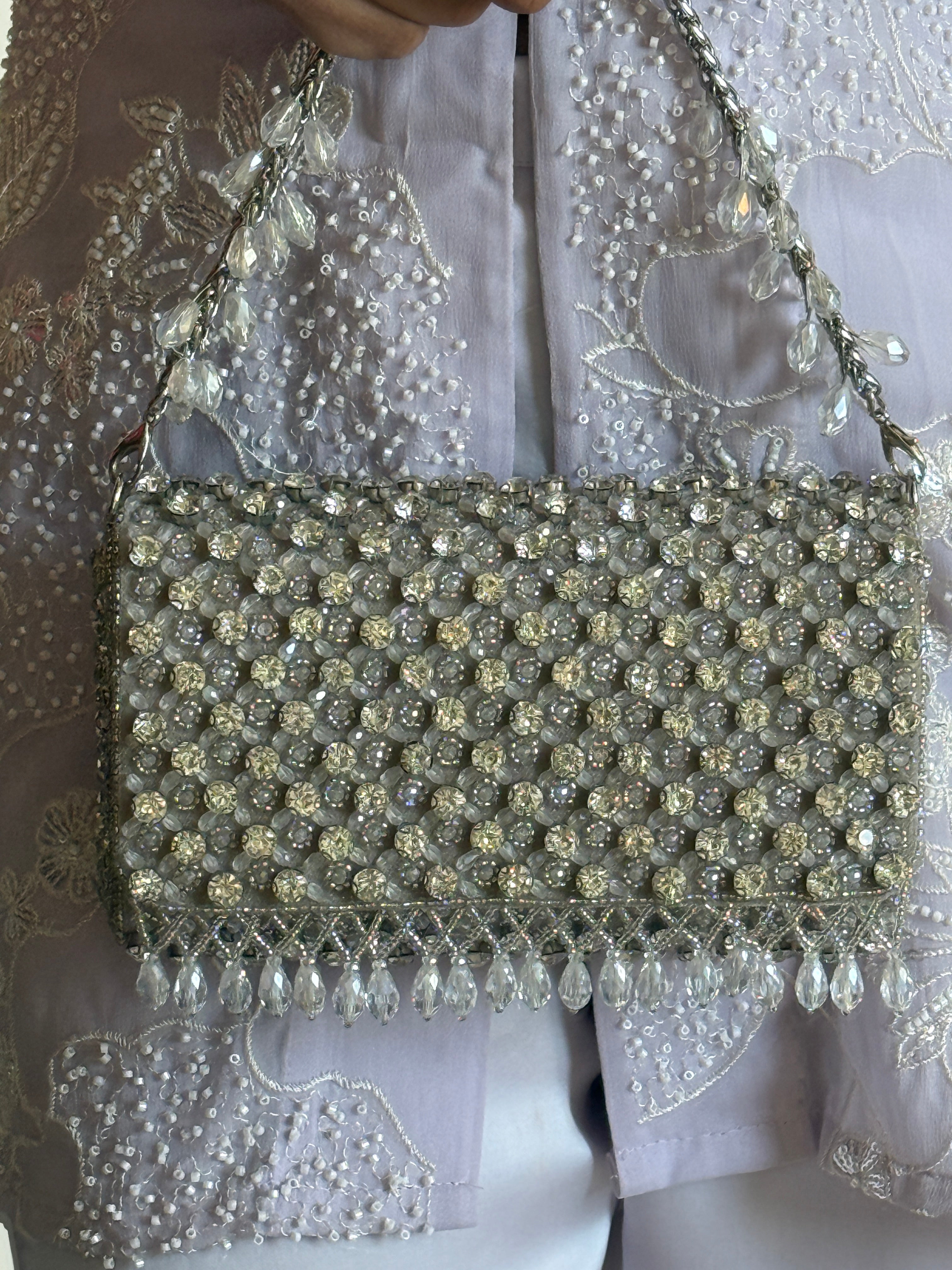 Ziya Silver  Bag