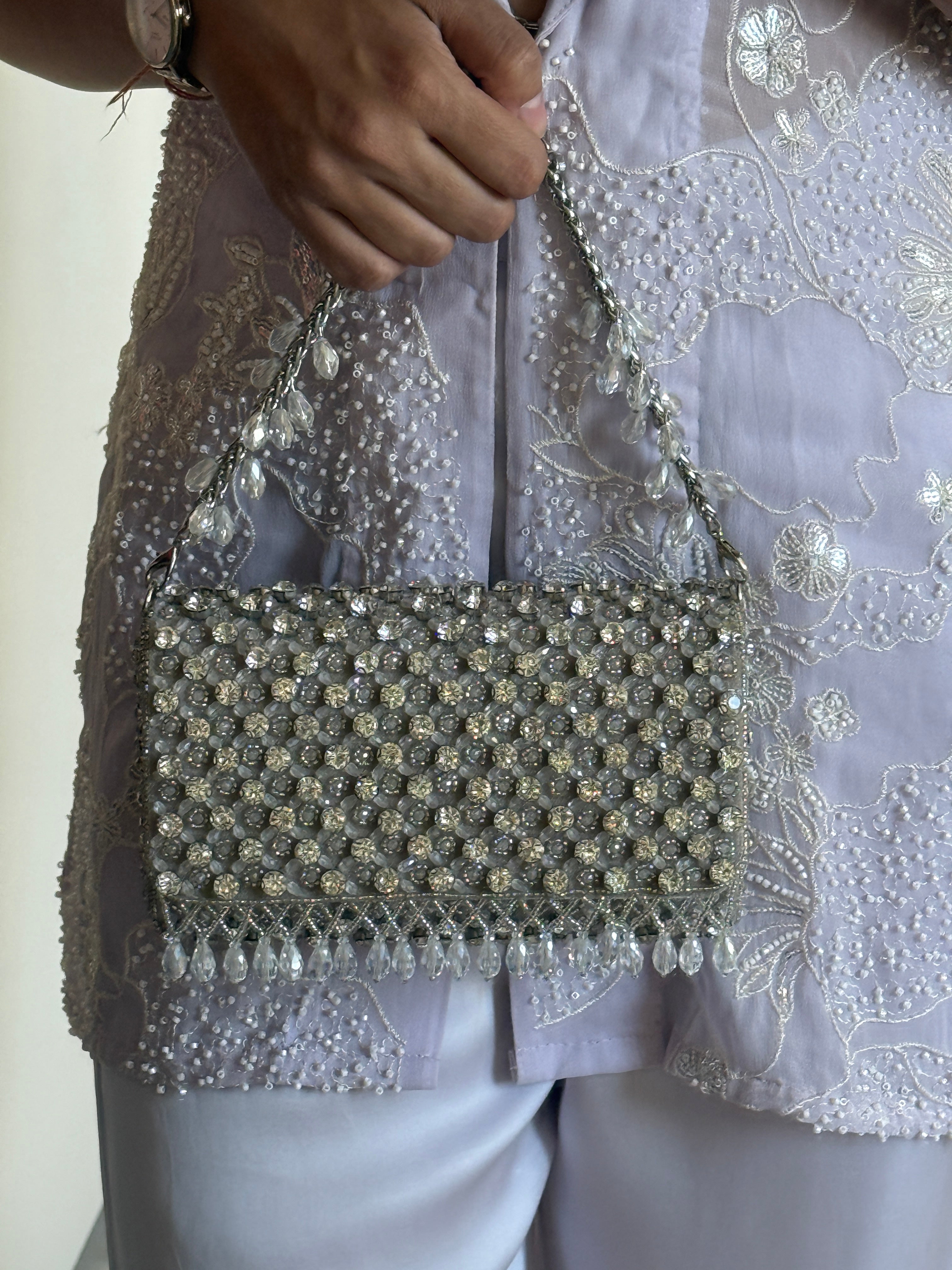 Ziya Silver  Bag
