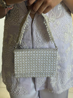 Aleen White Flap Bag