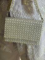 Aleen White Flap Bag