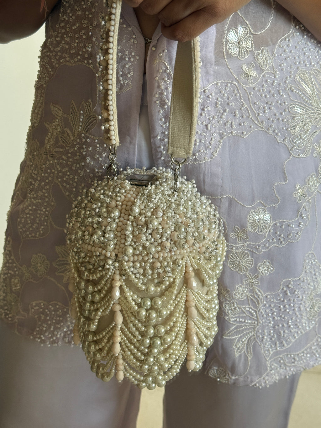 Pearl Symphony Bucket Bag