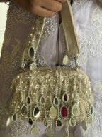 Inaaya Silver Mirror Bag