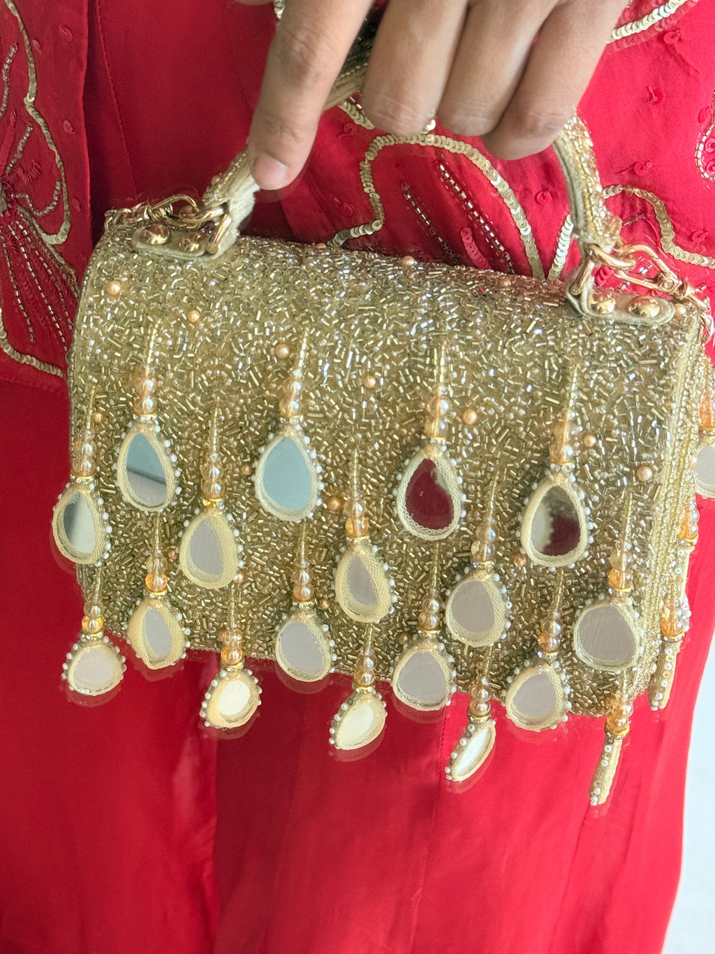 Zareen Golden Bag