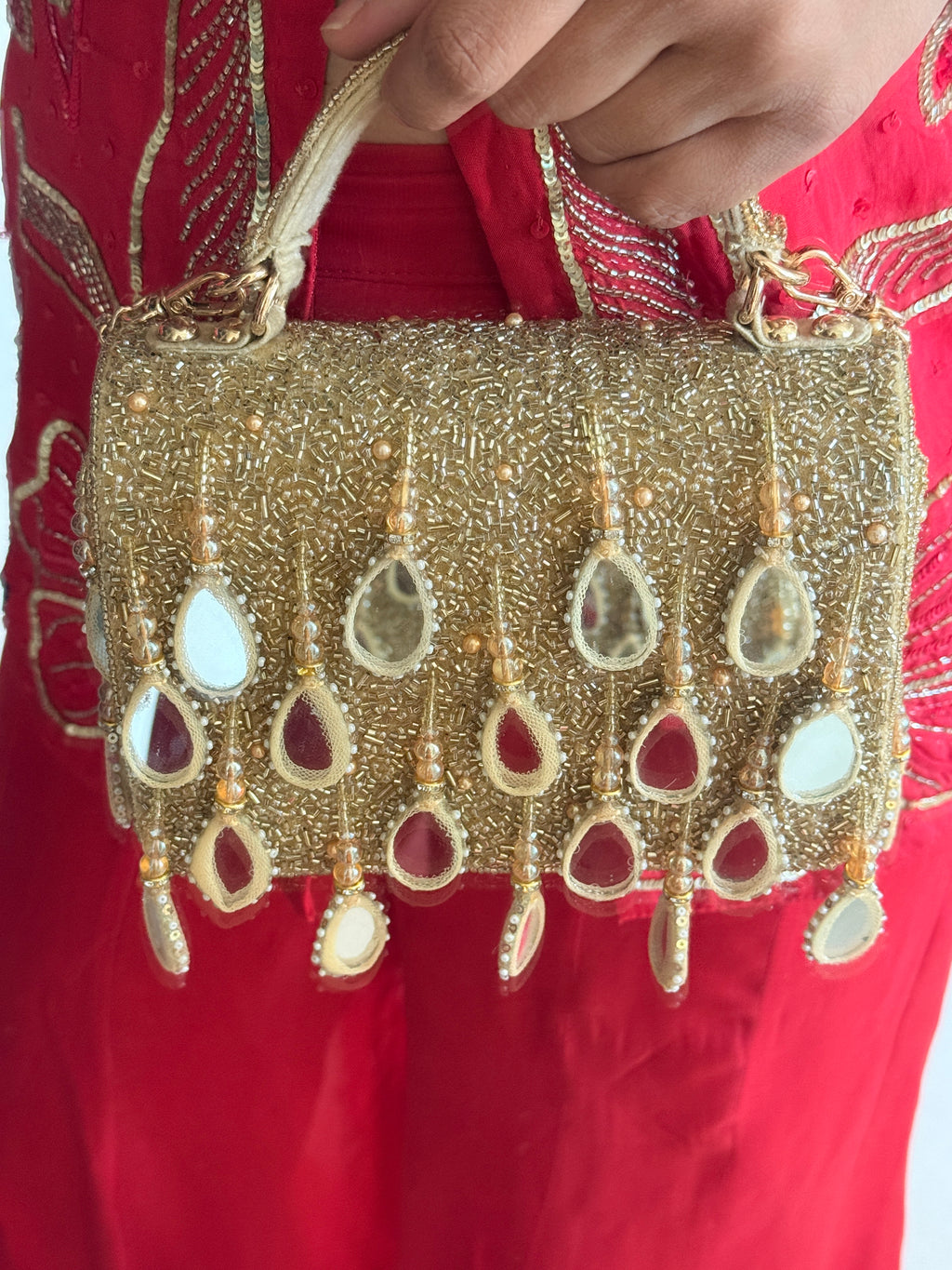 Zareen Golden Bag