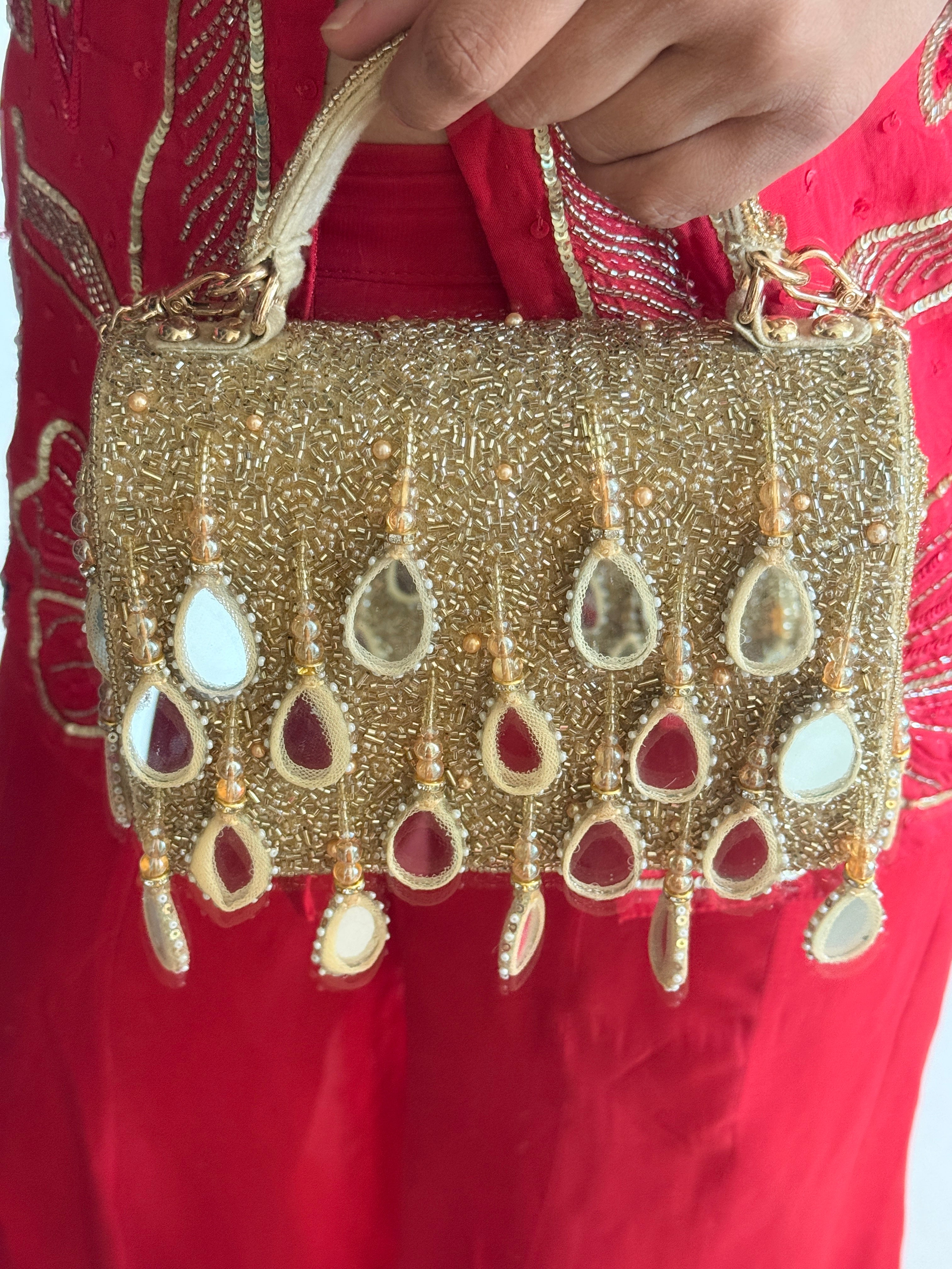 Zareen Golden Bag