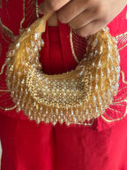 Meadow Luxe Golden Hobo Bag