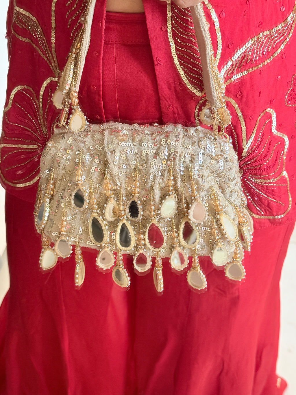 Inaaya Golden Mirror Bag