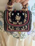 Regal Bloom Black Bag