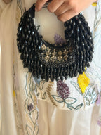 Meadow Luxe Black Hobo Bag