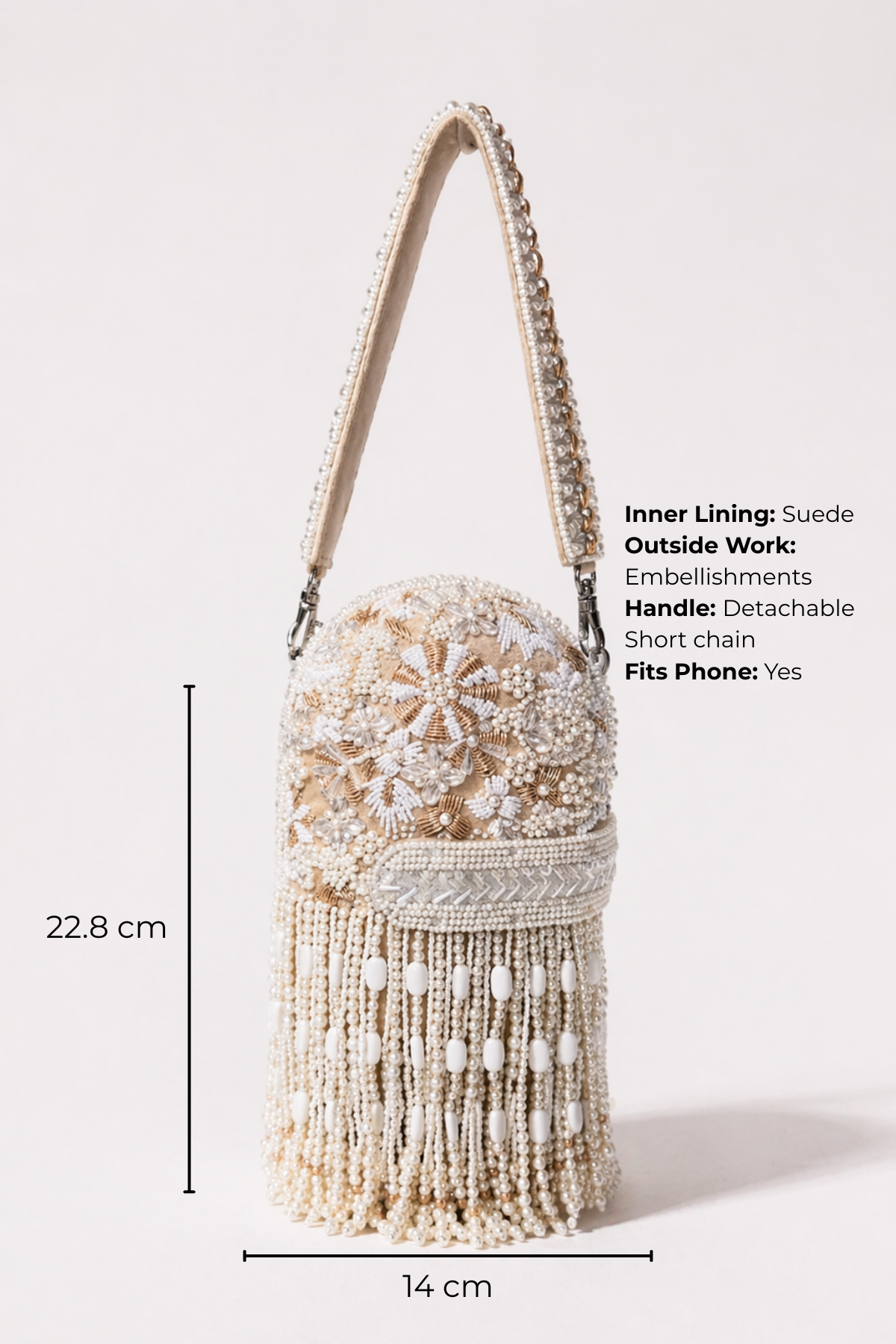 A clutch bag for wedding