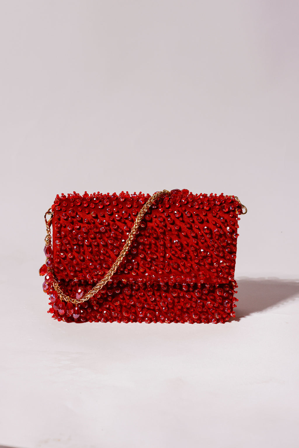 Twilight Red Flap Bag