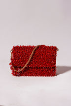 Twilight Red Flap Bag