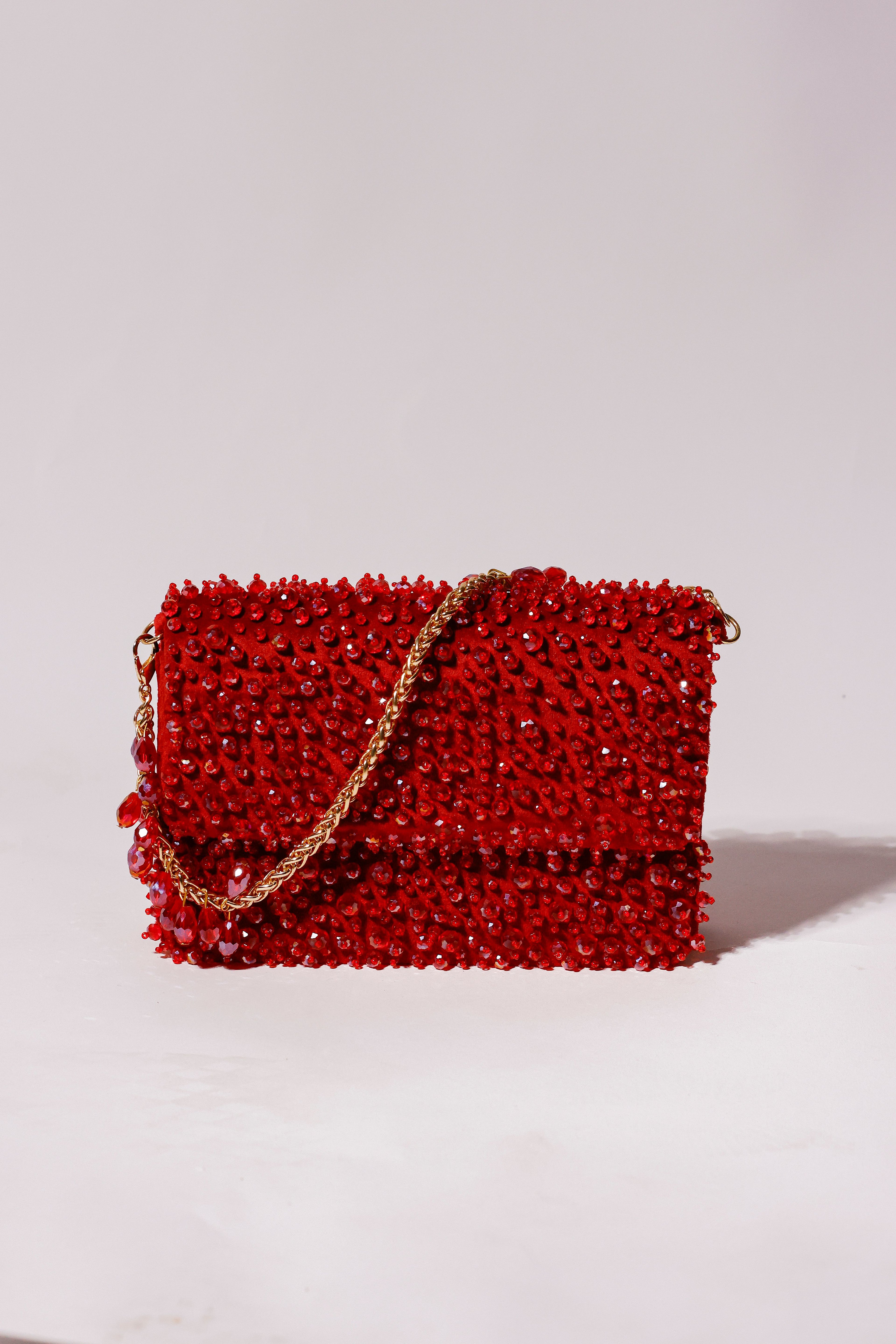 Twilight Red Flap Bag