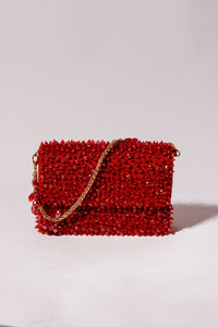 Twilight Red Flap Bag