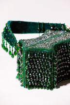 Emerald Prism Clutch Bag
