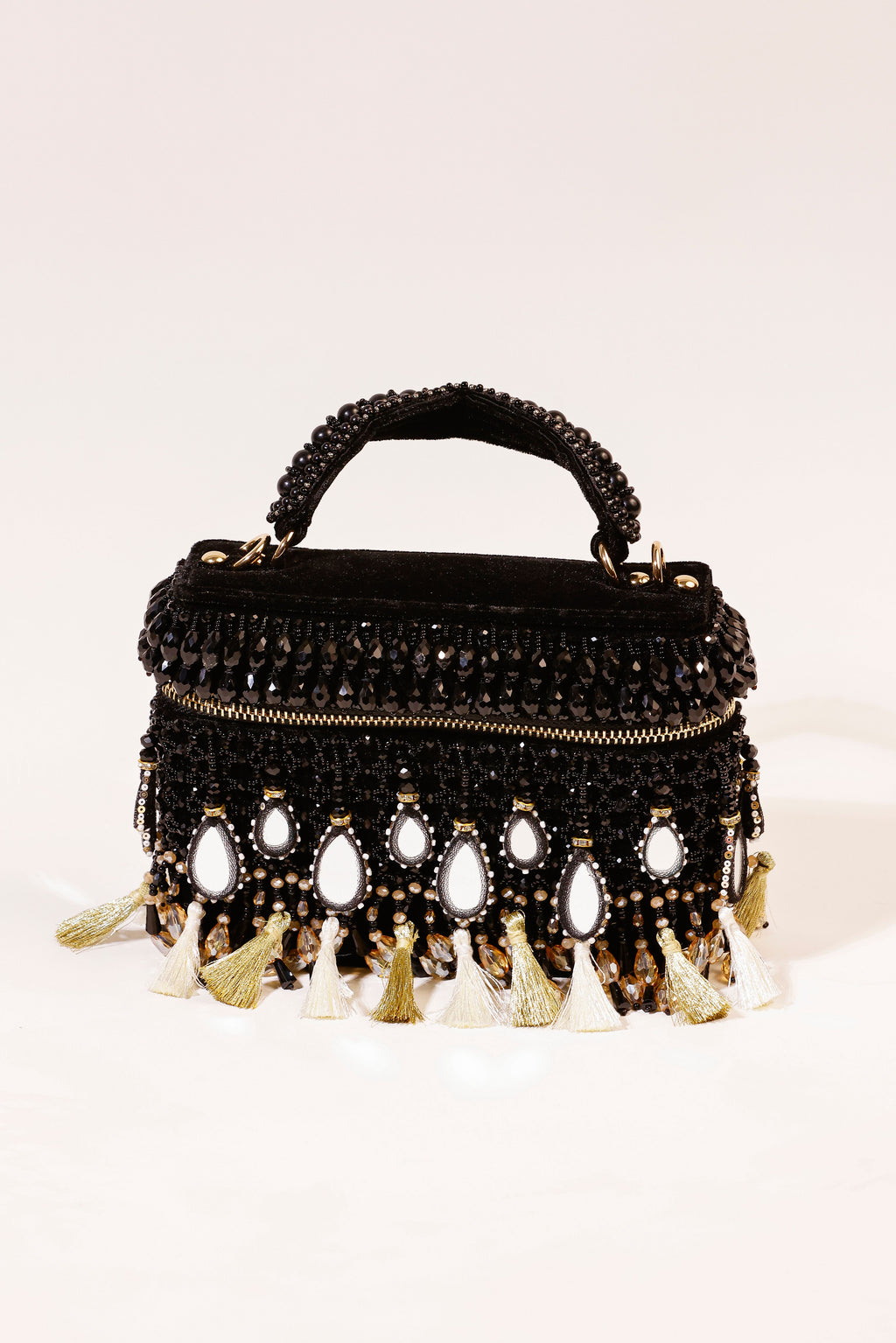 Padmavati Black Vanity Bag