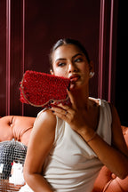 Twilight Red Flap Bag