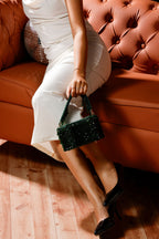 Emerald Prism Clutch Bag