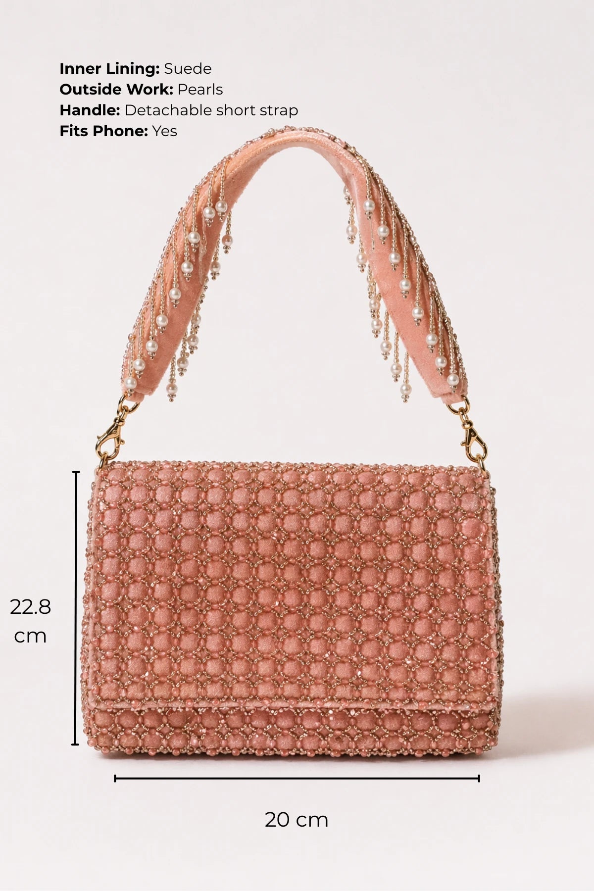 Pink birthday party bag for women