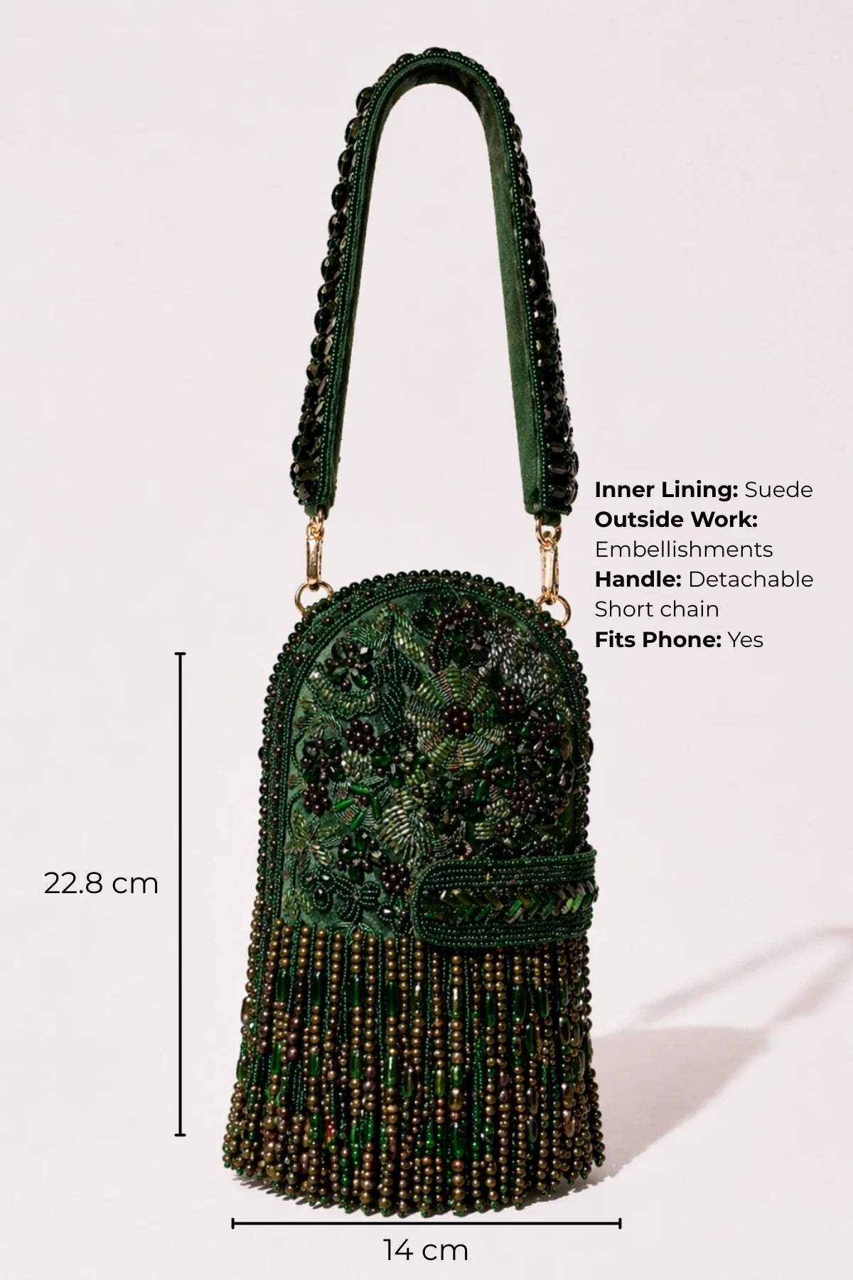 Bridal clutch bag for women for wedding celebrations