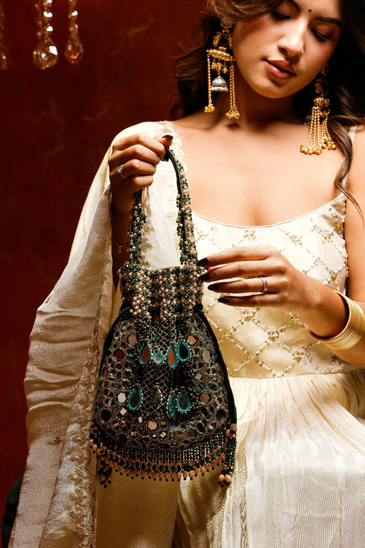 Bridal potli bag for women for wedding functions and celebrations