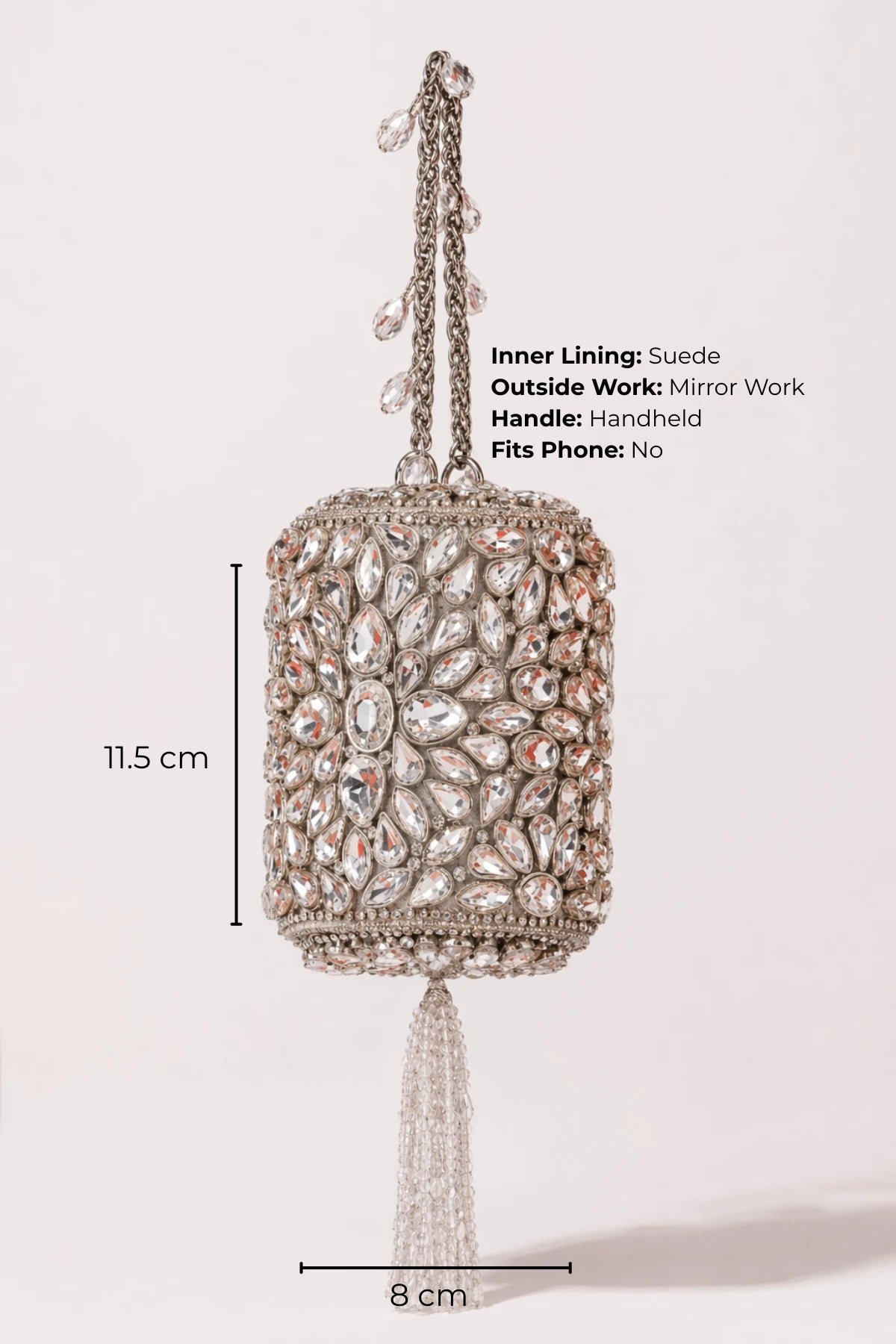 Designer mini bag for cocktail parties and evening events