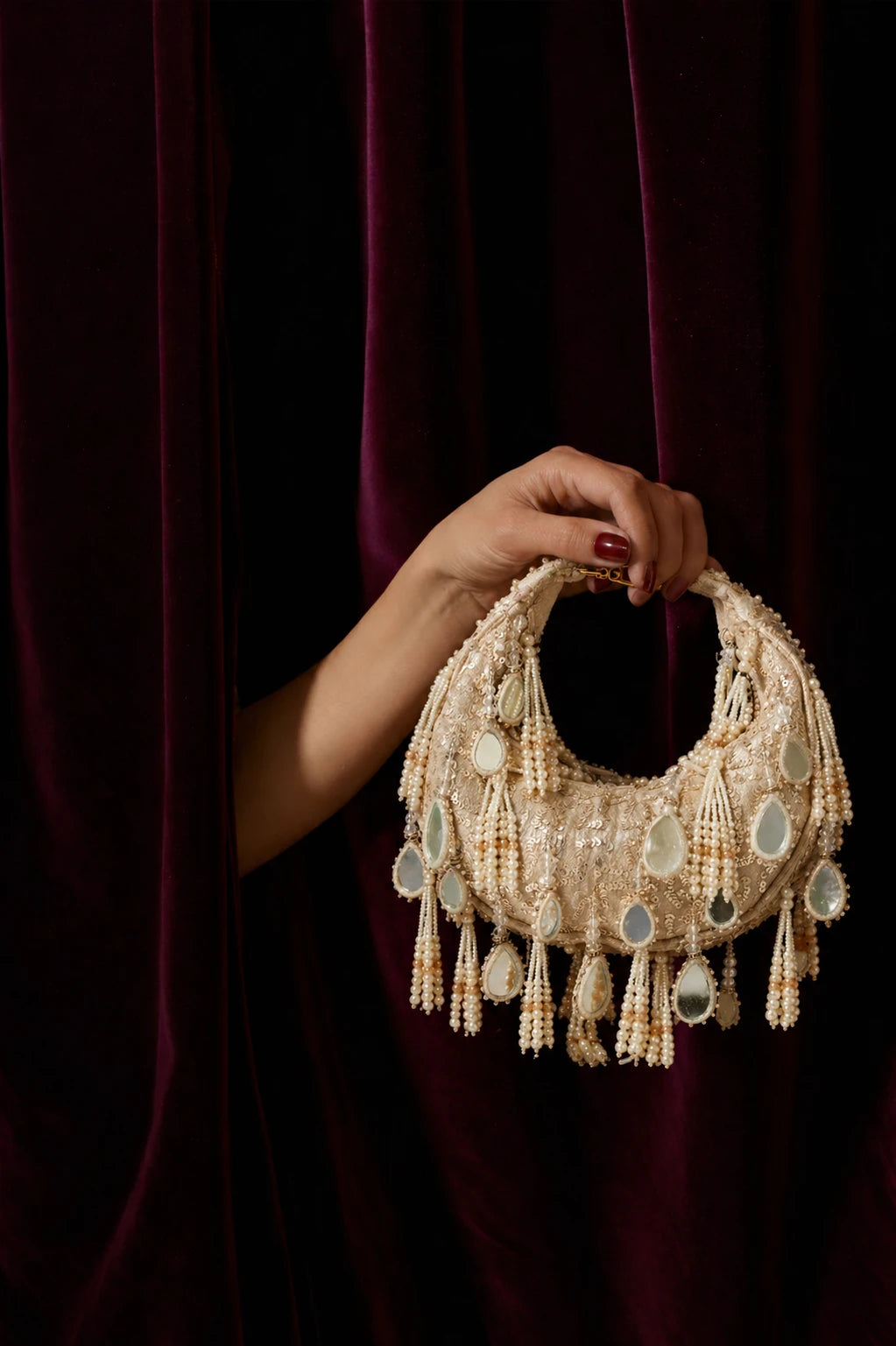 Designer hobo bag for festive celebrations and traditional occasions