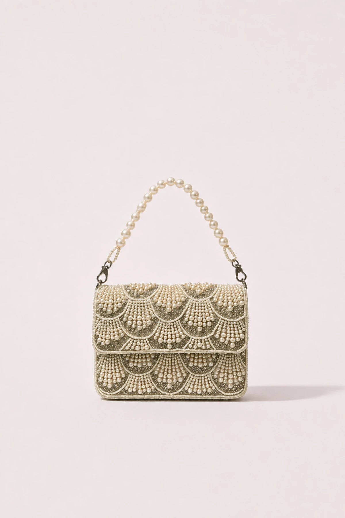 Designer pearl shoulder bag for Mehendi and festive celebrations