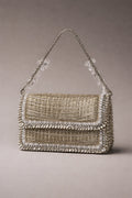 Dune Silver Shoulder Bag