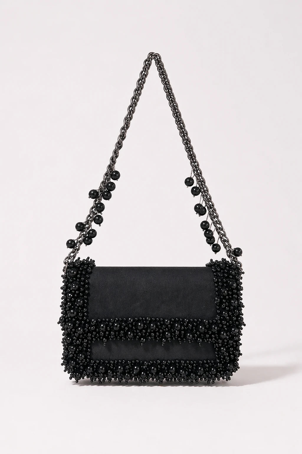 Elysia Black Shoulder Bag for vacations and evening outings