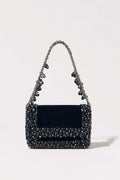 Elysia Charcoal Blue Shoulder Bag