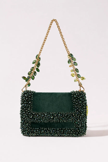 Elysia Green Shoulder Bag for birthday parties and celebrations