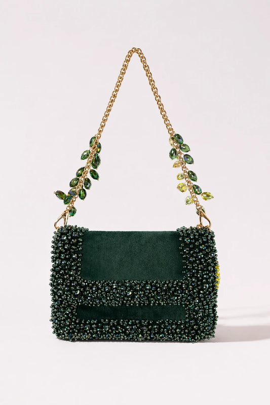 Elysia Green Shoulder Bag for birthday parties and celebrations