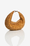Midnight Golden Hobo Bag
