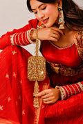 Kundan Golden Mini Bag