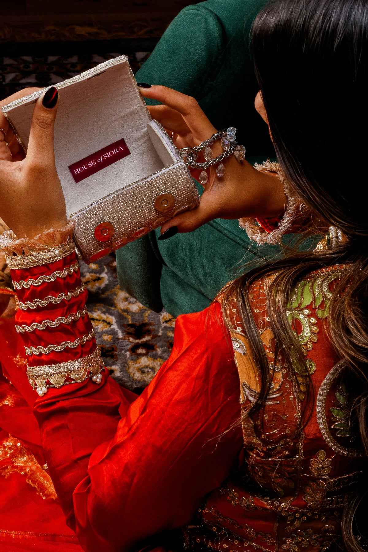 Sitara Silver Mini Bag