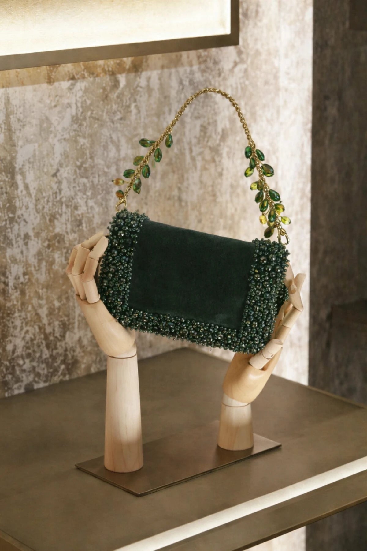 Elysia Green Shoulder Bag by House of Siora