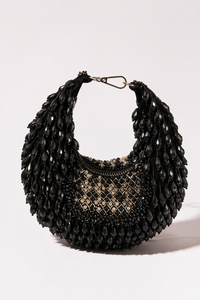 Meadow Black Hobo Bag